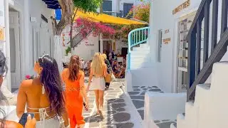 Mykonos, Greece 🇬🇷 | Summer 2024 | 4K 60fps HDR Walking Tour