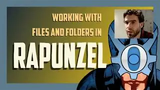 Working with files and folders in Rapunzel Code Editor