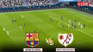 🔴LIVE : BARCELONA vs RAYO VALLECANO I LALIGA 2024/25 LIVE MATCH STREAMING I eFOOTBALL PES 21 GAME