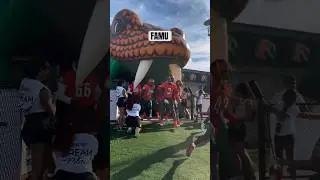 Florida A&M Rattlers Leaving The Tunnel vs SC State 8.31.24 | Tallahassee, Florida 🐍🧡💚🐍