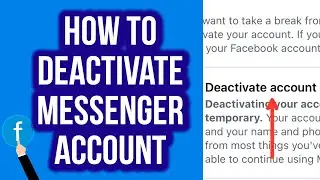 How to Deactivate Messenger Account 2022 | Deactivate Messenger 2022