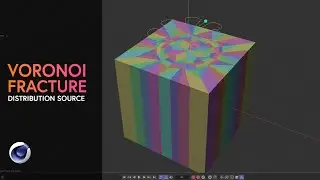 Cinema 4D Quicktip - Voronoi Fracture Distribution point