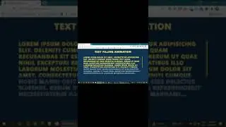 Text Filling Animation in CSS | Auto Animation on text | CSS Animations