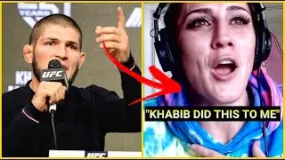 KHABIB DID SHOCKING THING TO THIS FEMALE FIGHTER - 2020
