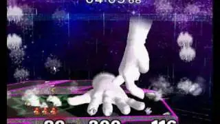 Super Smash Bros. Melee:Master Hand and Crazy Hand Battle