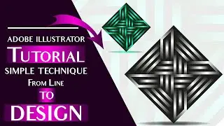 Adobe Illustrator Design Tutorial | #logo #graphics design