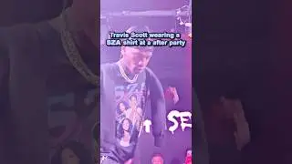 Travis Scott repping SZA out in Argentina 💯