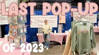 My Last Craft Fair of 2023!! 150+ Sales, Craft Fair Vlog, Booth Set Up, Small Business Owner