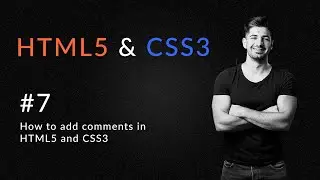 How to use comments in HTML5 and CSS3 | Introduction to HTML5 and CSS3 | Learn HTML5 and CSS3