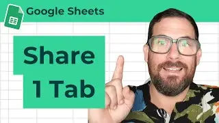 How to Share Only One Tab in a Spreadsheet