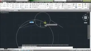 How to draw Circle in AutoCAD 2014