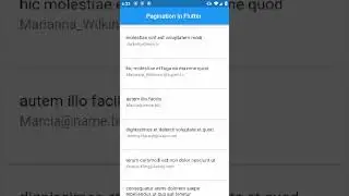 Pagination in flutter | Flutter Pagination Rest API List View | #shorts #flutter