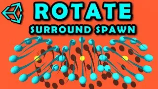 How To Rotate Parent Objects | Unity 3D Tutorial | Surround Spawn Example