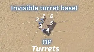 I built an invisible turret base! Endless potential! Solo/Duo