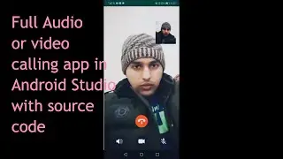 how to create video or audio calling app android studio using sinch sdk