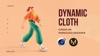 Character animation with dynamic cloth | Cinema 4D to Marvelous Designer workflow tutorial