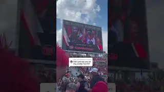 Sanford stadium x Jumbotron karaoke #godawgs