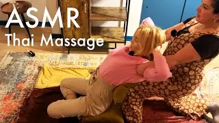 ASMR Thai massage (Unintentional ASMR, Real person ASMR)