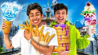 Eating Only DISNEYLAND Food For The Whole Day!