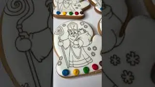 Пряник розмальовка  🎄🎄🎄 