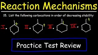 SN1 SN2 E1 E2 Reaction Mechanism - Test Review