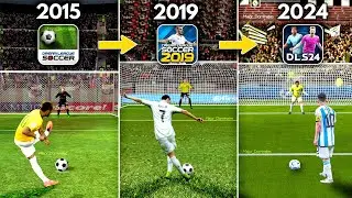 EVOLUTION OF PENALTY KICKS IN DREAM LEAGUE SOCCER (DLS 15 - DLS 24)