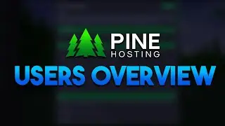 Users Overview | Pine Hosting Panel