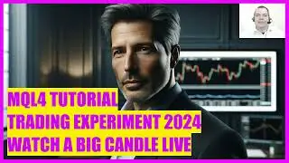 MQL4 TUTORIAL - TRADING EXPERIMENT 2024 - WATCH A BIG CANDLE MOVEMENT LIVE