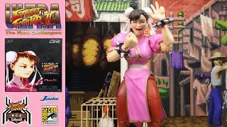 Jada Toys Ultra Street Fighter 2 CHUN-LI Pink Player 2 P2 SDCC Exclusive Deluxe Figure review