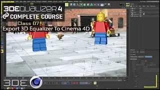 3DEqualizer - 3D Equalize To Cinema 4D | Export 3DEqualizer Tracking Data into Cinema 4D | Class- 07