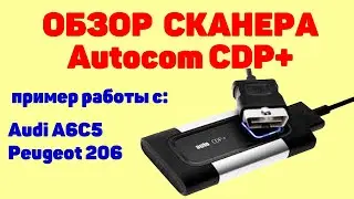 Обзор мультимарочного сканера Autocom. Пример работы с Audi A6C5 и Peugeot 206.