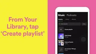 Create playlists on Spotify
