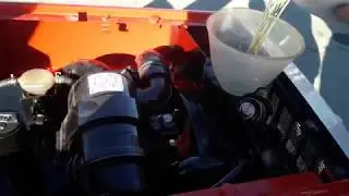 Замена антифриза Yanmar F15D
