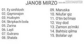 JANOB MIRZO guruhi. Albom 1990 yiilar (Mirzohid Sodiqov)