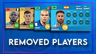 DLS25 REMOVED PLAYERS | DREAM LEAGUE SOCCER 2025!!