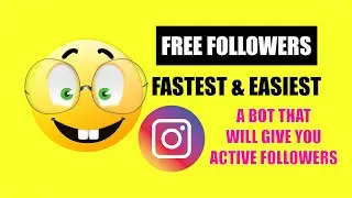 TELEGRAM BOT | How to gain Instagram followers fast 2021 ! EASIEST METHOD