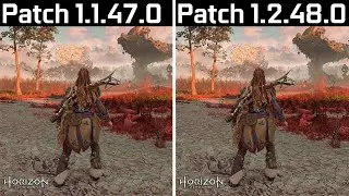 Horizon Forbidden West - Patch 1.1.47.0 vs Patch 1.2.48.0 - New Update Test