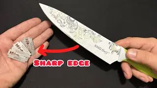 How to Sharpen a Knife to a Razor Sharpness! 🪒 Easily and Quickly at Home!