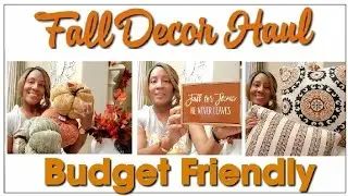 NEW! Afordable Fall Decor Haul | Kenya's Decor Corner #fall2024