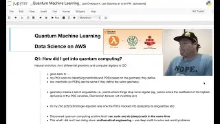 Quantum Machine Learning APIs + Distributed Machine Learning with Amazon SageMaker and EFS