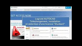 Installer AutoCAD, Licence étudiant gratuit