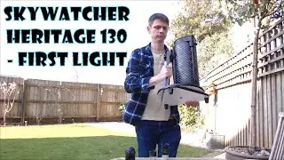 Which first telescope under £150/ $200  Skywatcher Heritage (AWB Onesky) 130 Video 2: First Light