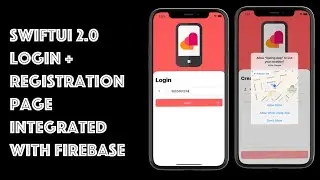 How To Build Full Login + Registration Page With Firebase Using SwiftUI 2.0 - SwiftUI Tutorials