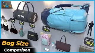 All Bags size comparison | World Biggest Bag 💼