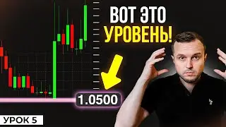 Не Пропусти ТАКОЙ Важный Уровень Поддержки Сопротивления! Урок 5