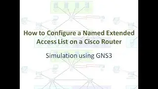 How to Configure a Named Extended Access List on a Cisco Router