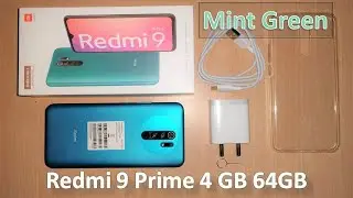 Redmi 9 Prime Unboxing Mint Green 4 GB 64GB for Rs.8,999/- from Amazon