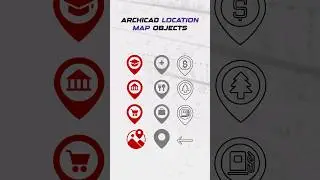 ArchiCAD Location Map Library #archicad #bim #architecture #design #buildingdesign #architecture