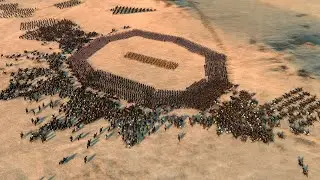 3000 PIKEMEN vs 9000 SHOCK CAVALRY - Total War ATTILA