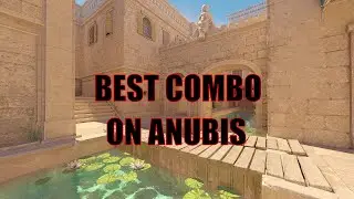 BEST COMBO on anubis #cs2 #csgo #кс2 #ксго #counterstrike #dust2smokes